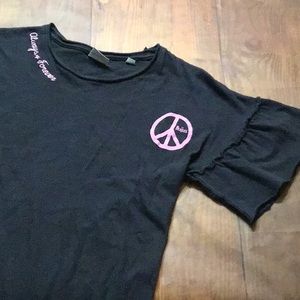 JUNK FOOD~The Beatles Peace Always & Forever Tee~M